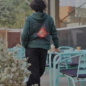 Desi Vintage Art Hoodie – Forest Green